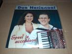 7" duo Nationaal : Speel je Accordeon / Eén, ik hou van jou, Overige formaten, Levenslied of Smartlap, Verzenden