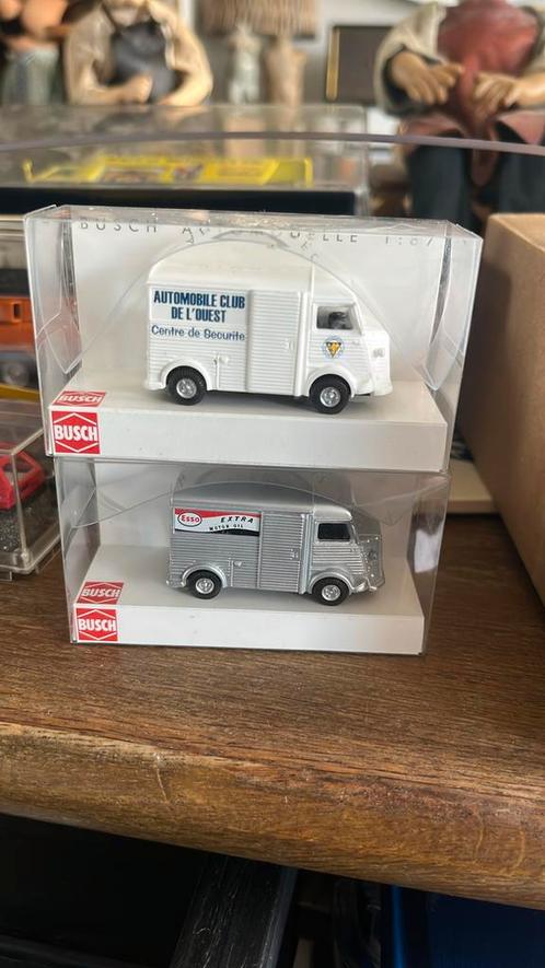 Busch Citroën H twee stuks 1/87 nieuw in de verpakking, Hobby en Vrije tijd, Modelauto's | 1:87, Zo goed als nieuw, Auto, Overige merken