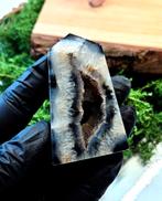 Black Onyx Edelsteen | Met Kristallisatie | 62 gram, Ophalen of Verzenden, Nieuw