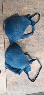 Sapph BH - Maat 85D - Blauw Kant, Sapph, Ophalen of Verzenden, Blauw, BH