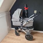 Grijze Joolz Geo2 kinderwagen + extra's, Gebruikt, Verstelbare duwstang, Ophalen, Kinderwagen