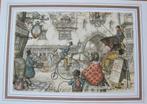 Anton Pieck - straattafereel met fiets en koets - nieuw, Verzenden, 1980 tot heden, Ongelopen, Overige thema's