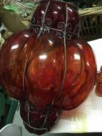 Venetiaanse hanglamp - Uniek en prachtig!, Huis en Inrichting, Lampen | Hanglampen, Ophalen, Gebruikt, Glas, Minder dan 50 cm