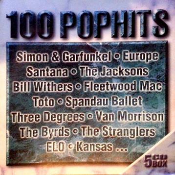 100 POPHITS Originele 5 CD Box.  beschikbaar voor biedingen