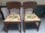 2 vintage retro stoelen, Ophalen, Gebruikt, Vintage / Retro, Twee