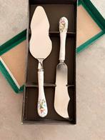 Vintage, jaren 70 gebaks serveerset compleet met doos., Ophalen of Verzenden