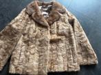 Vintage bontjas uit 1976 in nieuwstaat met certificaat, Ophalen of Verzenden, Zo goed als nieuw, Maat 42/44 (L), Bruin