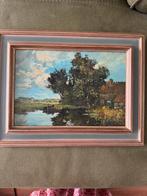 Schilderij landschap Renkum Piet in ‘t Hout, Ophalen of Verzenden
