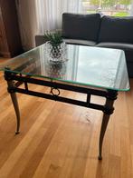 Gratis salontafel met glazen blad, Ophalen, 100 tot 150 cm, Glas, Zo goed als nieuw