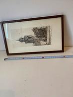 Ets Toren Deventer - Cornelis van der Woerd, Antiek en Kunst, Ophalen of Verzenden