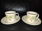 Wedgwood Wild Apple kop en schotel. 2 sets., Ophalen of Verzenden, Zo goed als nieuw, Wedgwood, Kop(pen) en/of Schotel(s)