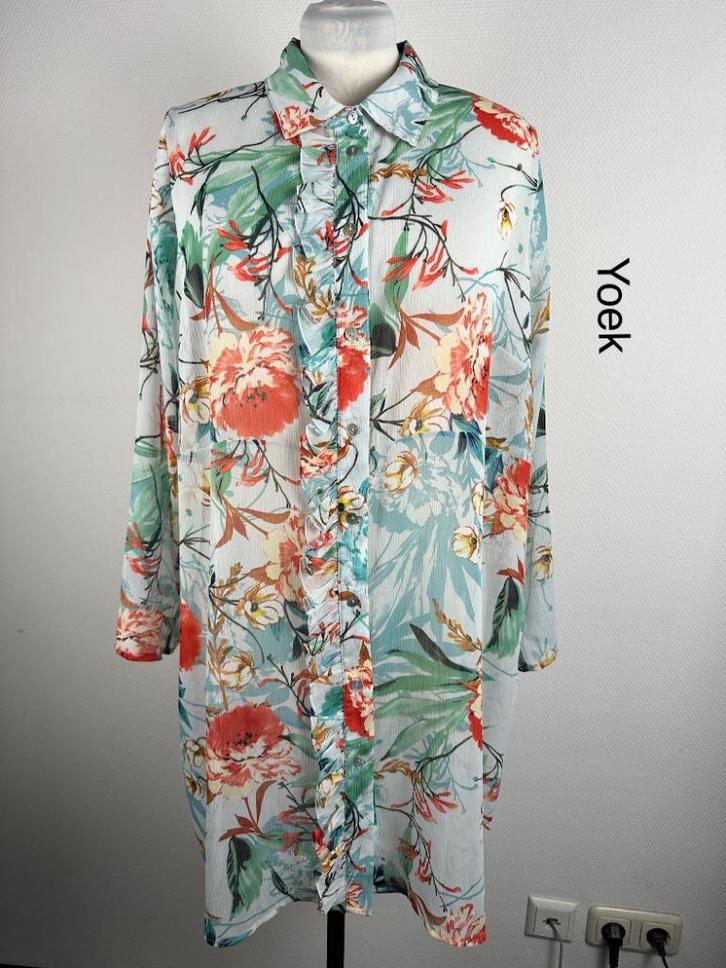 Yoek Tuniek  (mt: 50/52) WL/9090, Kleding | Dames, Grote Maten, Zo goed als nieuw, Blouse of Tuniek, Zwart, Ophalen of Verzenden