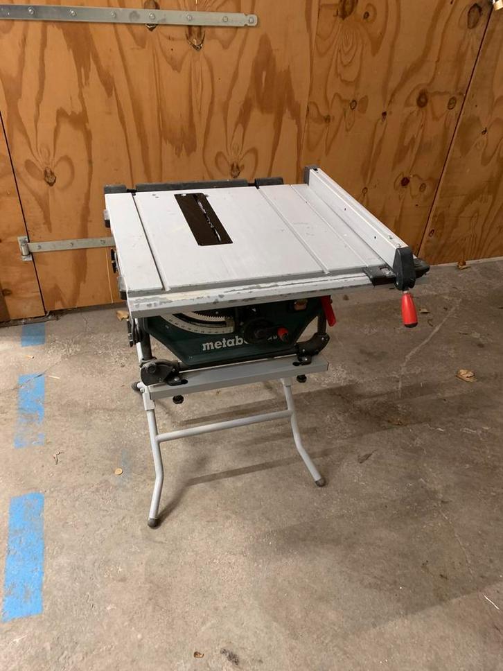 Metabo zaagtafel TS 254 M, Doe-het-zelf en Verbouw, Gereedschap | Zaagmachines, Zo goed als nieuw, Cirkelzaag, 1200 watt of meer