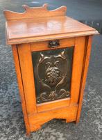 Arts & Crafts eiken kolenkastje, Antiek en Kunst, Ophalen