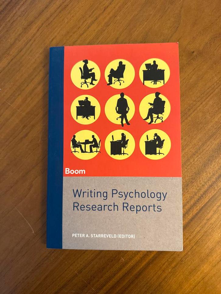 Writing Psychology Research Reports, Boeken, Studieboeken en Cursussen, Zo goed als nieuw, HBO, Beta, Ophalen of Verzenden