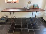 Antieke schragentafel, Huis en Inrichting, Bureaus, Ophalen, Gebruikt