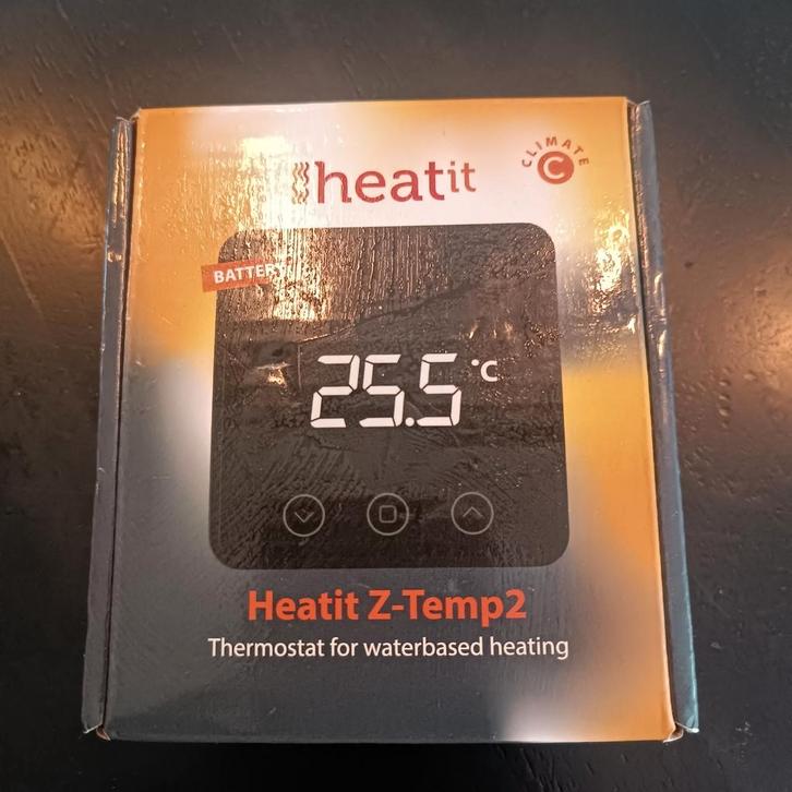 Heat-it Z-temp2 thermostaat zwart, Hobby en Vrije tijd, Elektronica-componenten, Nieuw, Ophalen of Verzenden