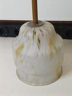 Jaren 30 Hal lamp met Glazen Kap / 449, Ophalen of Verzenden, Gebruikt, Glas, Minder dan 50 cm