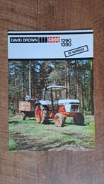Folder DAVID BROWN - CASE 1290 1390 tractor trekker, Ophalen of Verzenden, Zo goed als nieuw, Folder