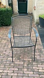 Tuinstoelen donker grijs, Tuin en Terras, Ophalen, Gebruikt, Metaal, Stapelbaar