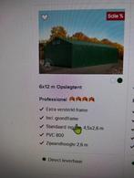 Opslagtent/partytent  Premium 6 x 12 meter, Ophalen, Overige typen, 6 meter of meer, Zo goed als nieuw