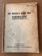 Boekje De regels van het voetbalspel - KNVB - augustus 1958, Boeken, Ophalen of Verzenden, Gelezen, Balsport