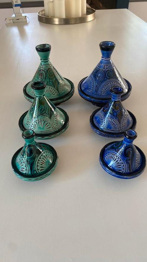 La Raji | Marokkaanse Aardewerk Tajine - hand gemaakt, Huis en Inrichting, Woonaccessoires | Kandelaars en Kaarsen, Zo goed als nieuw