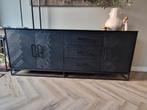 Dressoir zwart 200Lx42Bx80H cm, Ophalen, Gebruikt, 25 tot 50 cm
