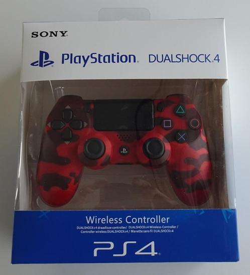 Dualshock 4 V2 Controller ''Red Camo'' voor Sony PS4 NIEUW, Spelcomputers en Games, Spelcomputers | Sony PlayStation Consoles | Accessoires