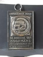 Medaille koopmans meelfabrieken Leeuwarden 1949, Ophalen of Verzenden, Overige materialen, Nederland