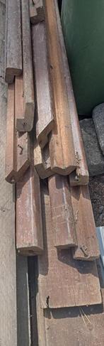 16 HARD HOUTEN HOEKLATTEN, Doe-het-zelf en Verbouw, Ophalen, Gebruikt, 25 tot 50 mm, Plank