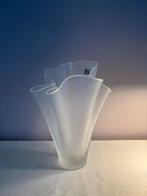 Vintage Art Design zakdoek vaas frosted glass, Antiek en Kunst, Verzenden