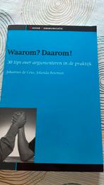 Johannes de Geus - Waarom? Daarom!, Boeken, Ophalen of Verzenden, Zo goed als nieuw, Johannes de Geus; Jolanda Bouman