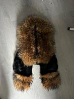 Luxe Echt Bont Gilet met Prachtige Volle Bontkraag - Maat M, Kleding | Dames, Bodywarmers, Maat 38/40 (M), Verzenden, Zwart, Angelina L