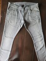 ZGAN G STAR RAW REVEND SUPERSLIM STRETCH DESTROY JEANS 38/34, W36 - W38 (confectie 52/54), Grijs, Ophalen of Verzenden, Zo goed als nieuw