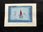Zeefdruk Prasadam  (Zomeropruiming), Antiek en Kunst, Kunst | Litho's en Zeefdrukken, Verzenden
