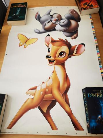 Grote Bambi Raamstickers - 2 Vellen beschikbaar voor biedingen