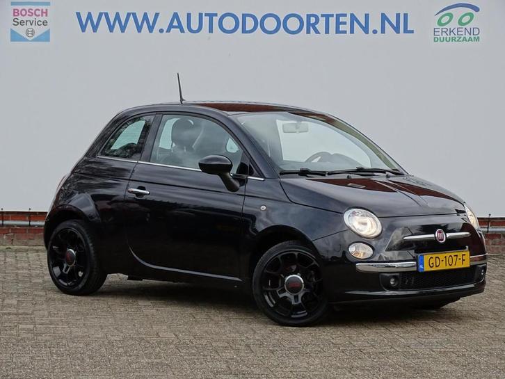 Fiat 500 0.9 TwinAir Turbo Lounge|Leder|Stoelverwarming|Clim, Auto's, Fiat, Bedrijf, Te koop, ABS, Airbags, Airconditioning, Bluetooth