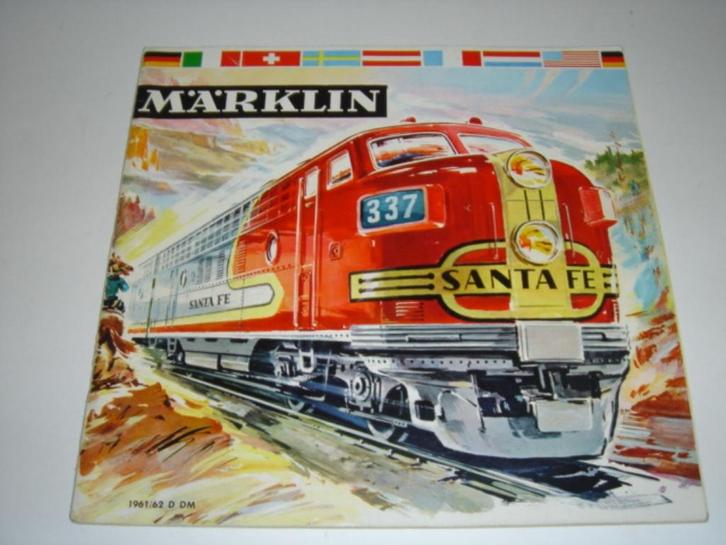 Märklin Catalogus 1961-1962, Hobby en Vrije tijd, Modeltreinen | H0, Zo goed als nieuw, Boek, Tijdschrift of Catalogus, Wisselstroom