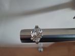 Ring met zirkonia en vlinders ring maat 20, Sieraden, Tassen en Uiterlijk, Ringen, Ophalen, 20 of groter, IJzer of Staal, Zo goed als nieuw