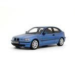 BMW E46 318 TI COMPAC BLAUW  2002 schaal 1/18 OTTO OT462, Verzenden, Nieuw, Auto, OttOMobile