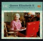 NEVIS 2015 PF BLOK QIUEEN ELIZABETH ROYALTY KONINGSHUIS, Ophalen of Verzenden, Postfris, Koningshuis