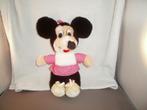 Retro minnie Mouse roze/wit gestipte jurk gele voetjes 28 cm, Kinderen en Baby's, Speelgoed | Knuffels en Pluche, Overige typen