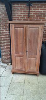 teakhouten computerkast, Huis en Inrichting, Kasten | Computermeubels, Ophalen, Gebruikt, 70 tot 120 cm