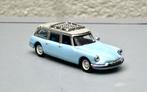 Citroen ID19 Break 1960 blauw Monte Carlo Norev H0 1:87, Ophalen of Verzenden, Nieuw, Auto, Overige merken