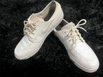 Nike Stefan Janoski witte leren - Maat 44, Wit, Ophalen of Verzenden, Sneakers of Gympen, Zo goed als nieuw