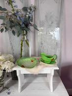 Carlton Ware Majolica Bordje en sauskom - Uitstekende Staat, Antiek en Kunst, Ophalen of Verzenden