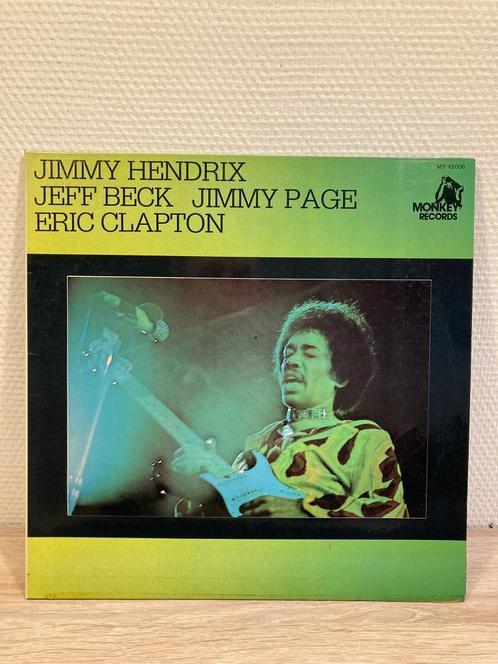 Jimi Hendrix Jeff Beck Jimmy Page Eric Clapton 2LP, Cd's en Dvd's, Vinyl | Rock, Zo goed als nieuw, Poprock, 12 inch, Ophalen of Verzenden