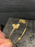 14 karaats gouden vlinder armband, Nieuw, Goud, Goud, Ophalen of Verzenden