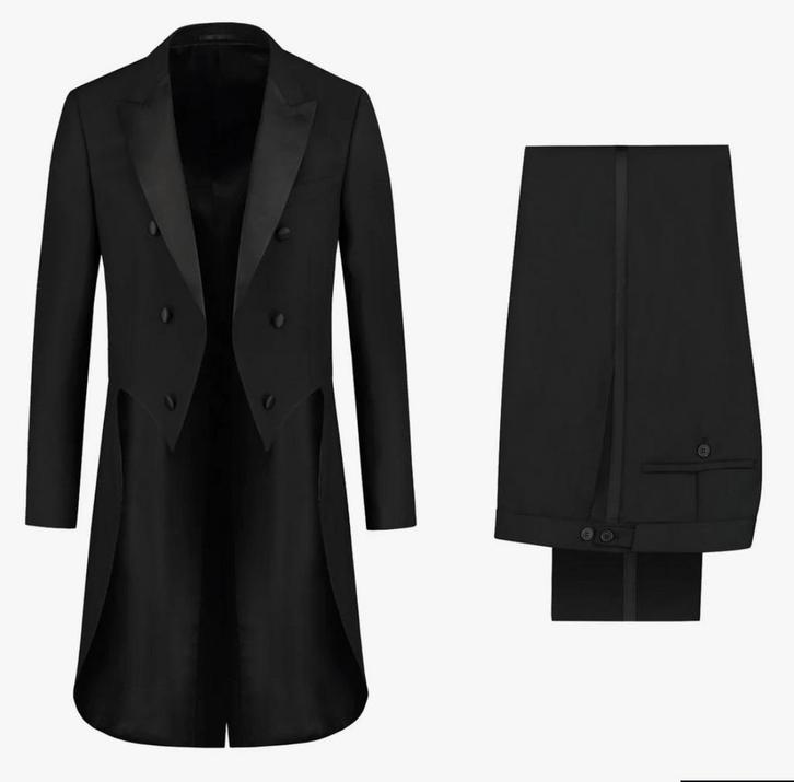 Rokkostuum Suitable - Compleet met accessoires, Kleding | Heren, Kostuums en Colberts, Zo goed als nieuw, Maat 46 (S) of kleiner